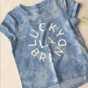 Lucky Brand tie dye short sleeves shirt